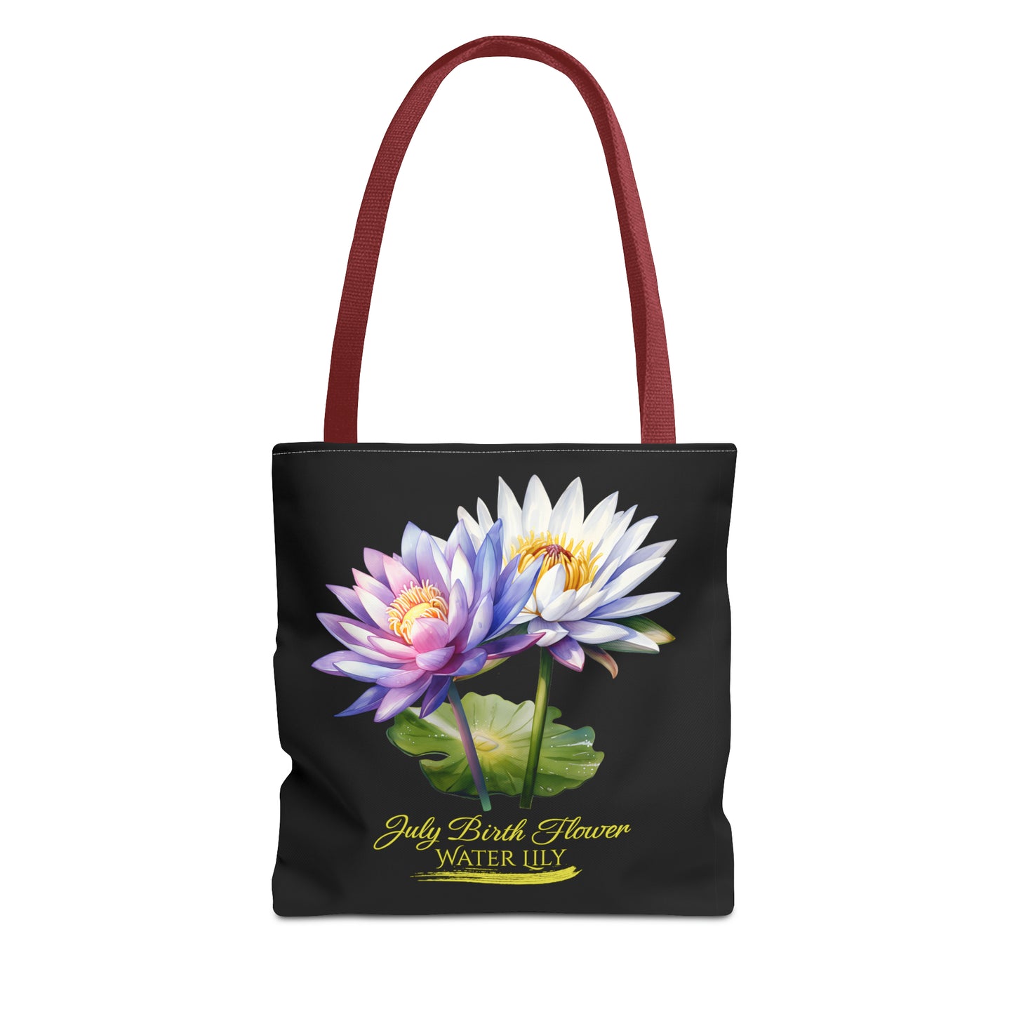 July Birth Flower: Water Lily - Tote Bag (AOP)