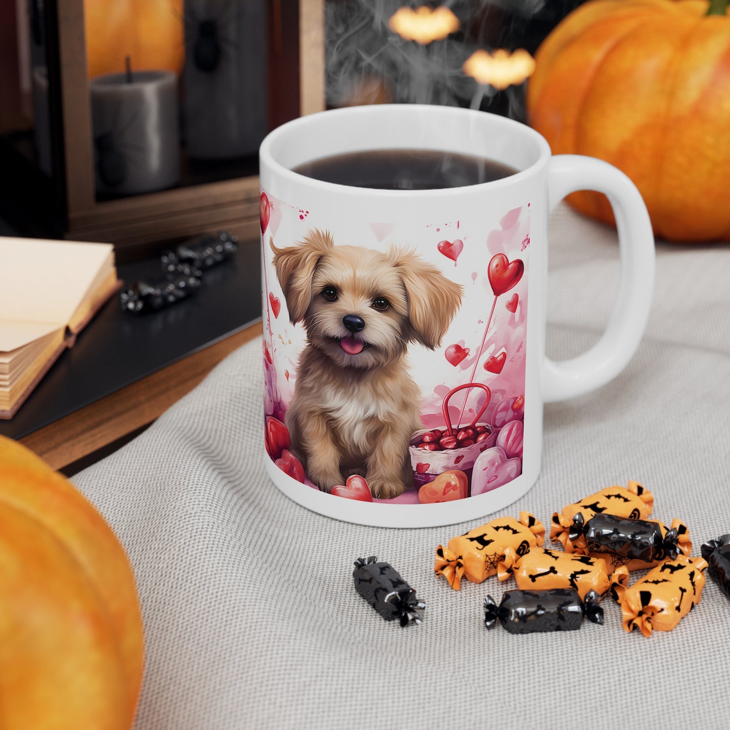 Valentine's Dog: Ceramic Mug 11oz