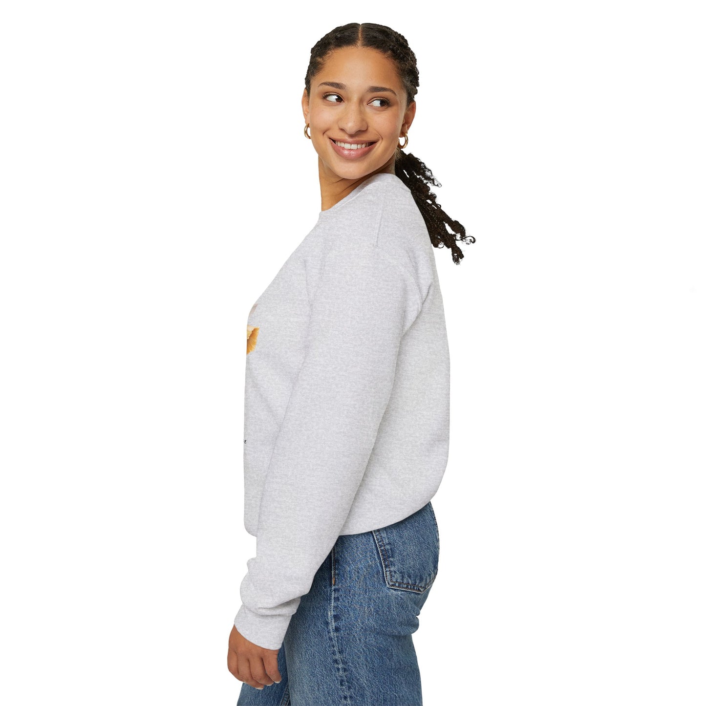 December Birth Flower (Narcisus) - Unisex Heavy Blend™ Crewneck Sweatshirt