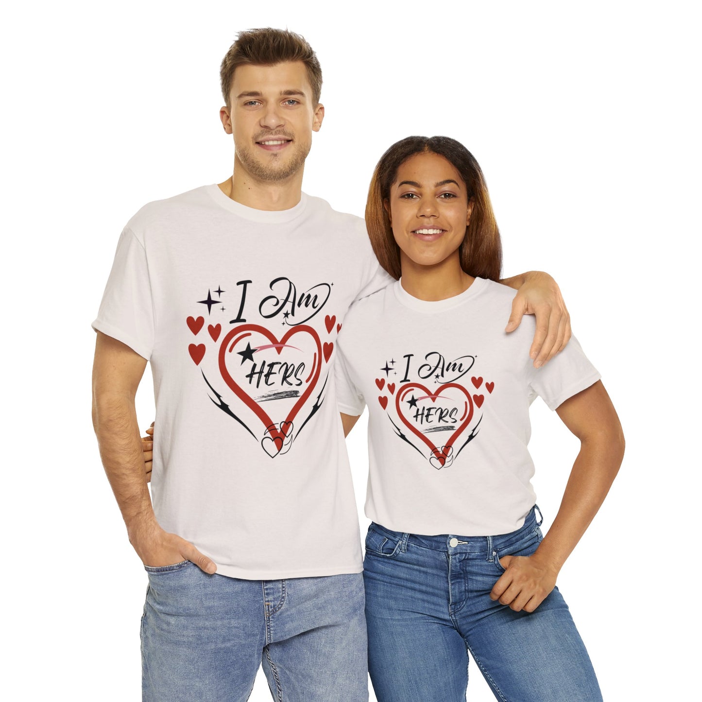 Valentine: I Am Hers - Unisex Heavy Cotton Tee