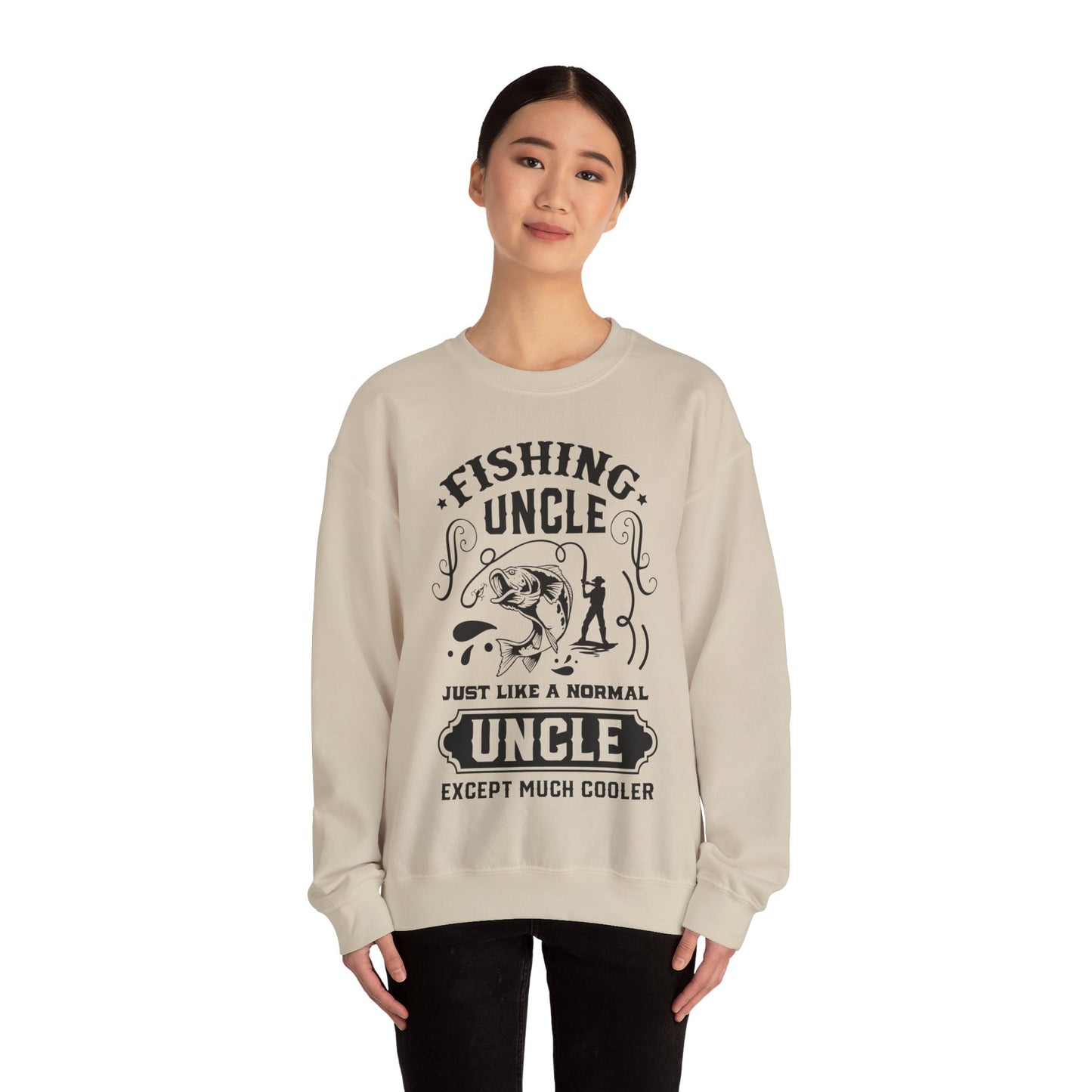 Fishing Uncle - Unisex Heavy Blend™ Crewneck Sweatshirt