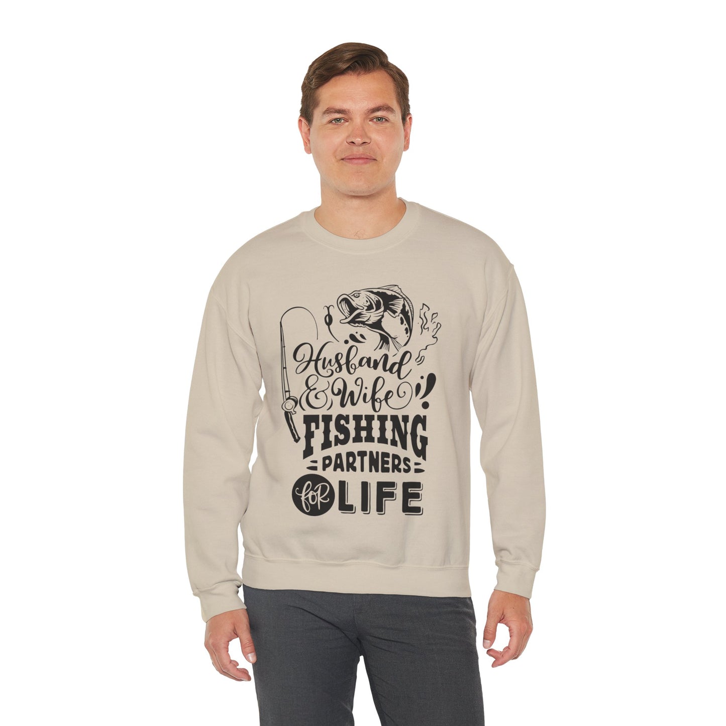 Husband and wife - Unisex Heavy Blend™ Crewneck Sweatshirt