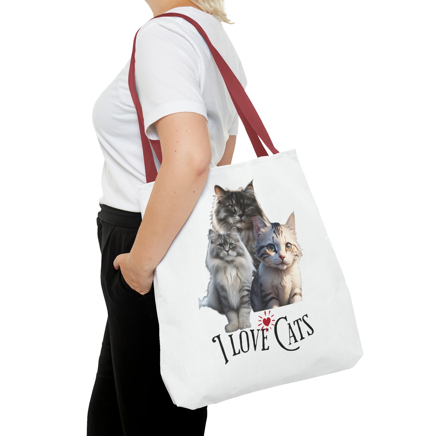 I love Cats - Tote Bag (AOP)