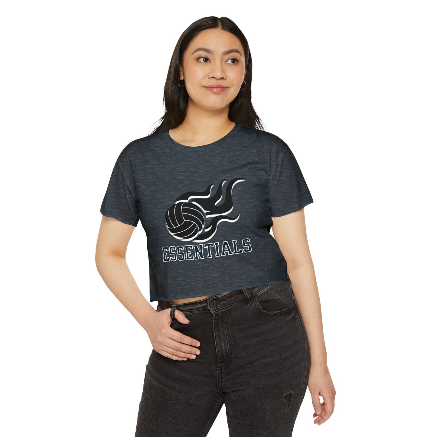 Festival Spirit Women's Crop Top, Summer Top, Sportswear, Graphic Tee, Beachwear, Party Shirt