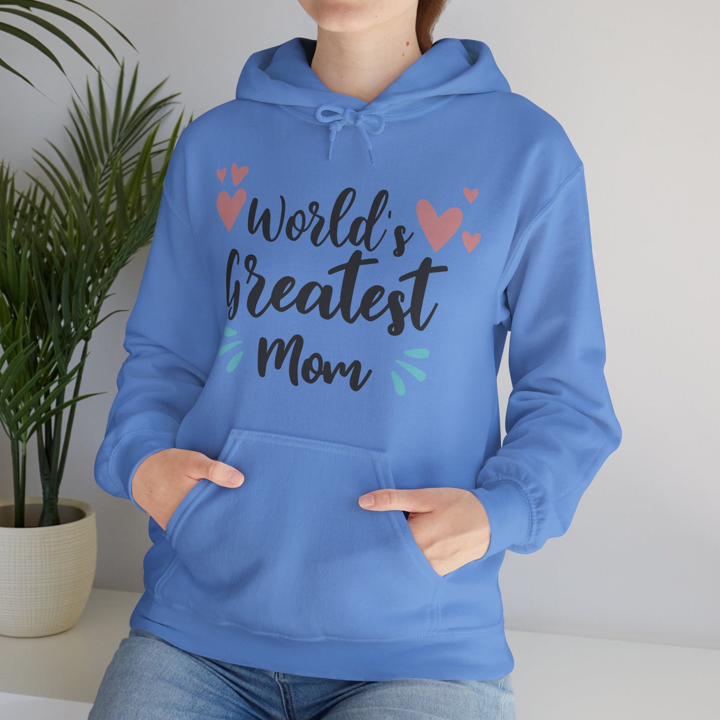 Worl Greatest Mom - Unisex Heavy Blend™ Hooded Sweatshirt