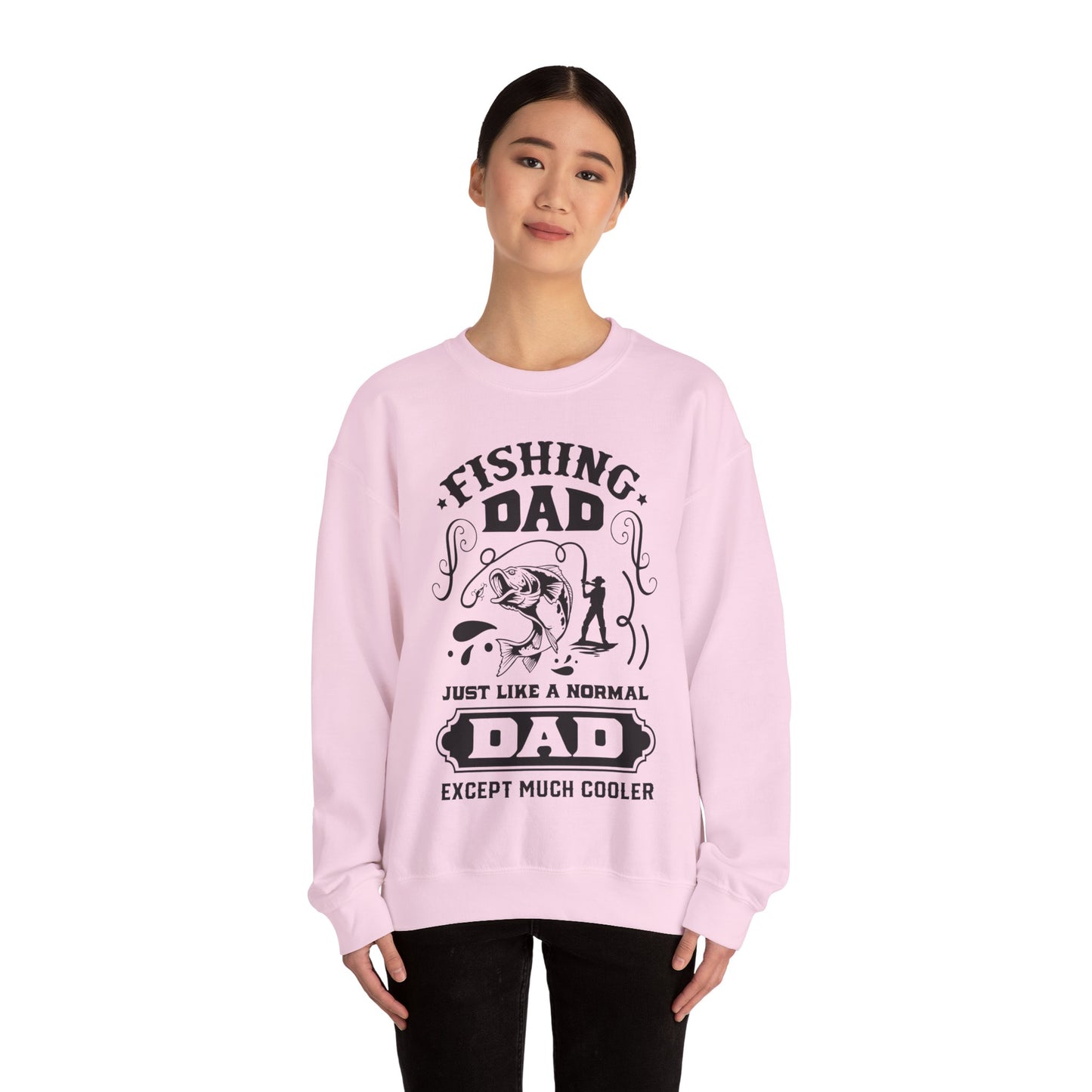 Fishing dad - Unisex Heavy Blend™ Crewneck Sweatshirt