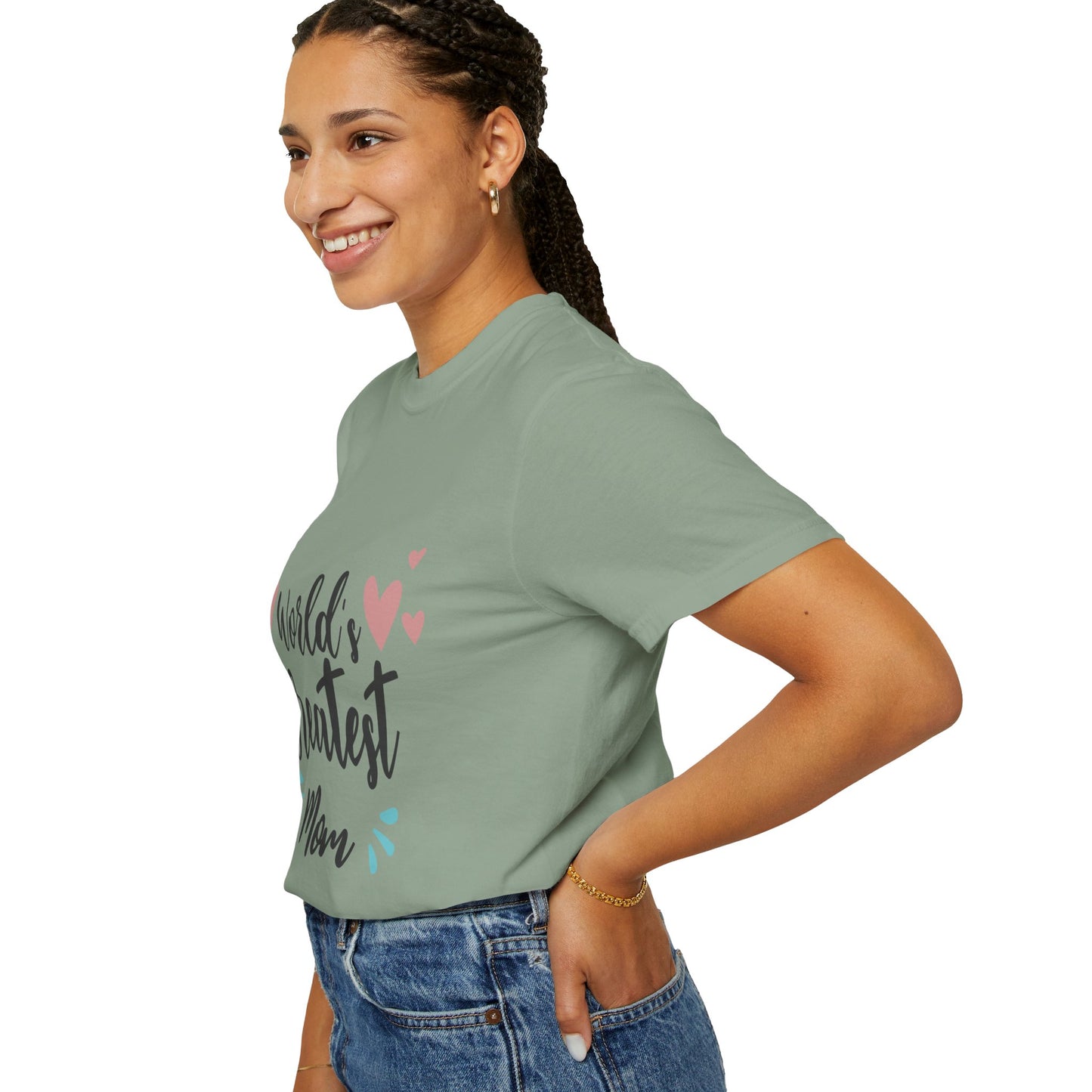 World greatest mom - Unisex Garment-Dyed T-shirt