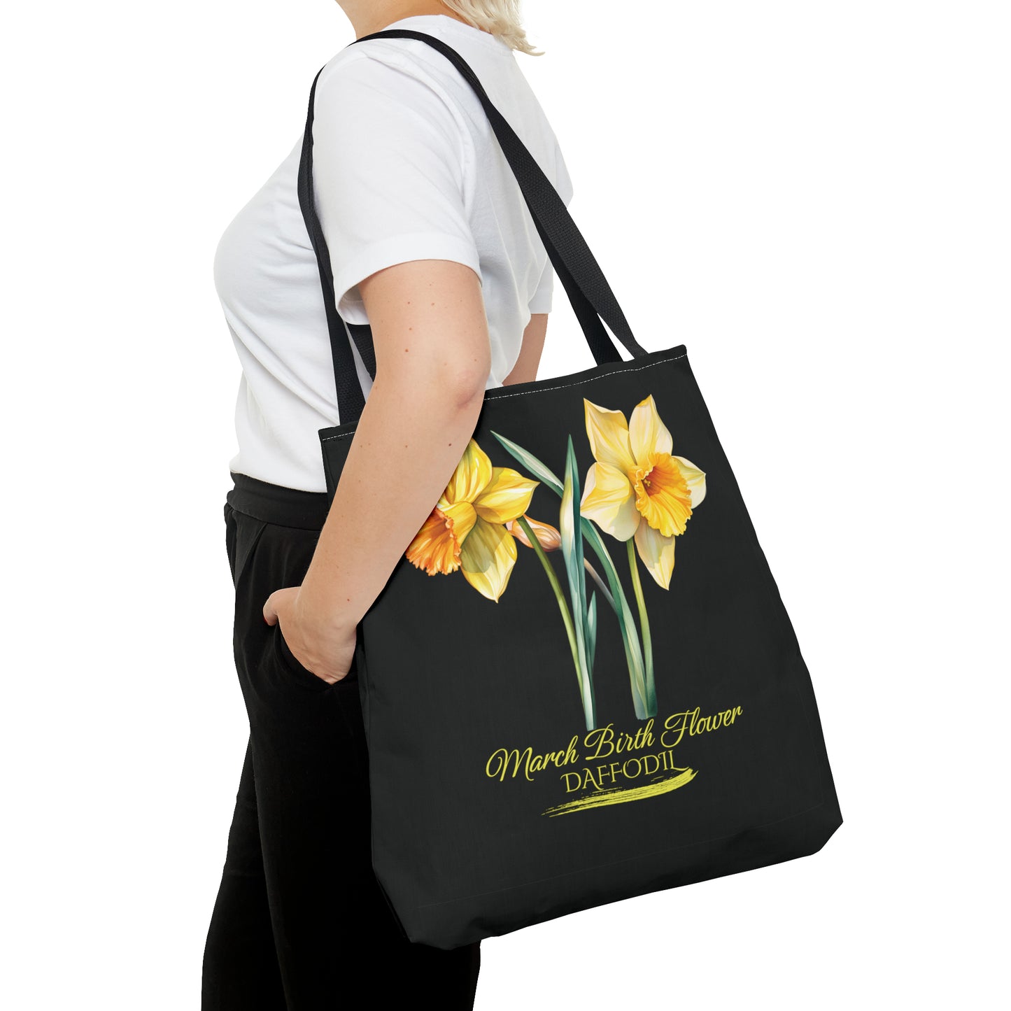 March Birth Flower: Daffodil - Tote Bag (AOP)