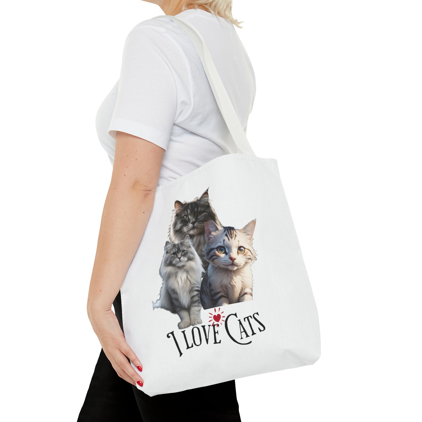 I love Cats - Tote Bag (AOP)