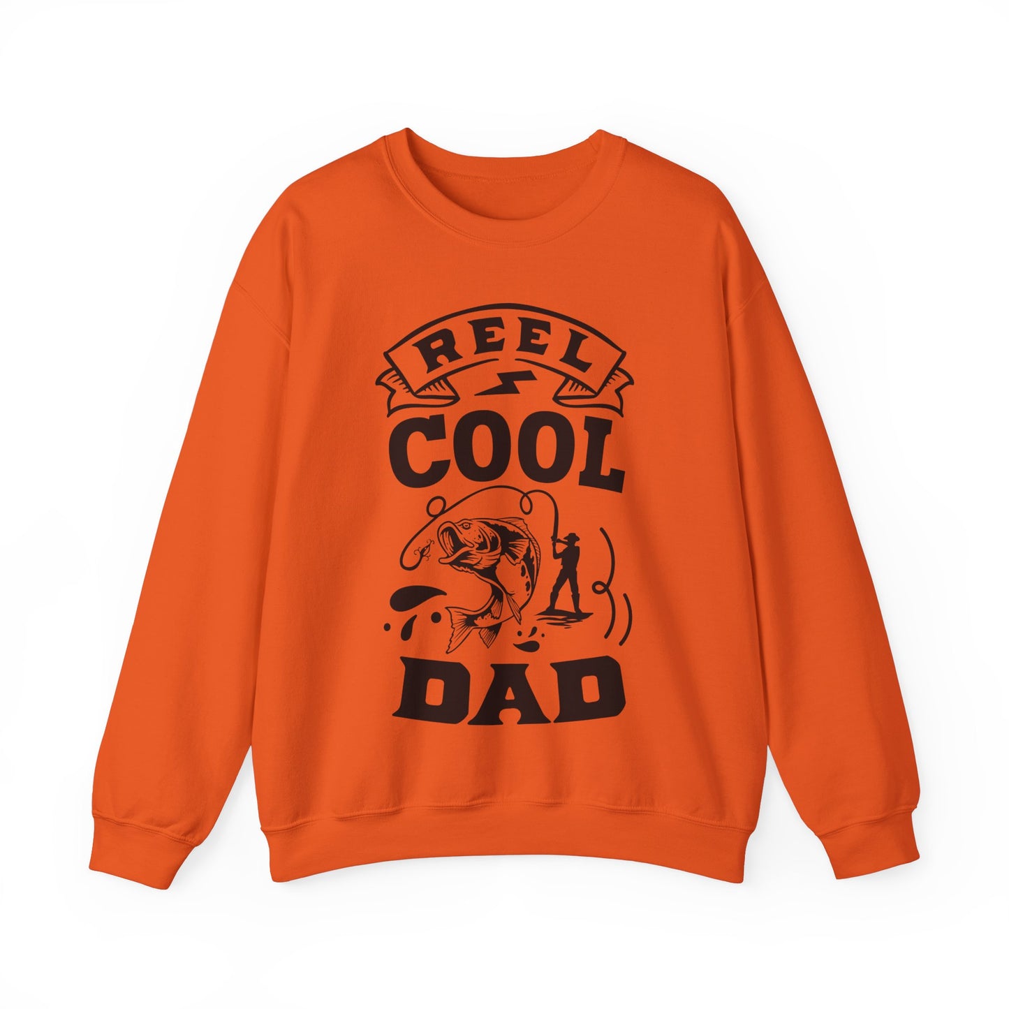 Reel cool dad - Unisex Heavy Blend™ Crewneck Sweatshirt