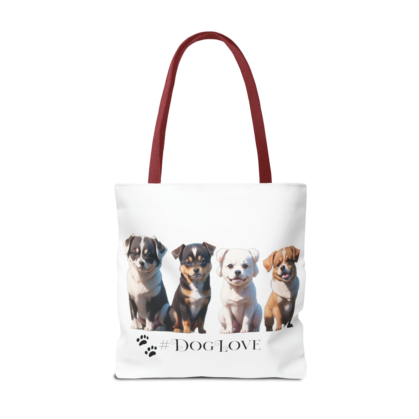 Tote Bag (AOP): #DogLove