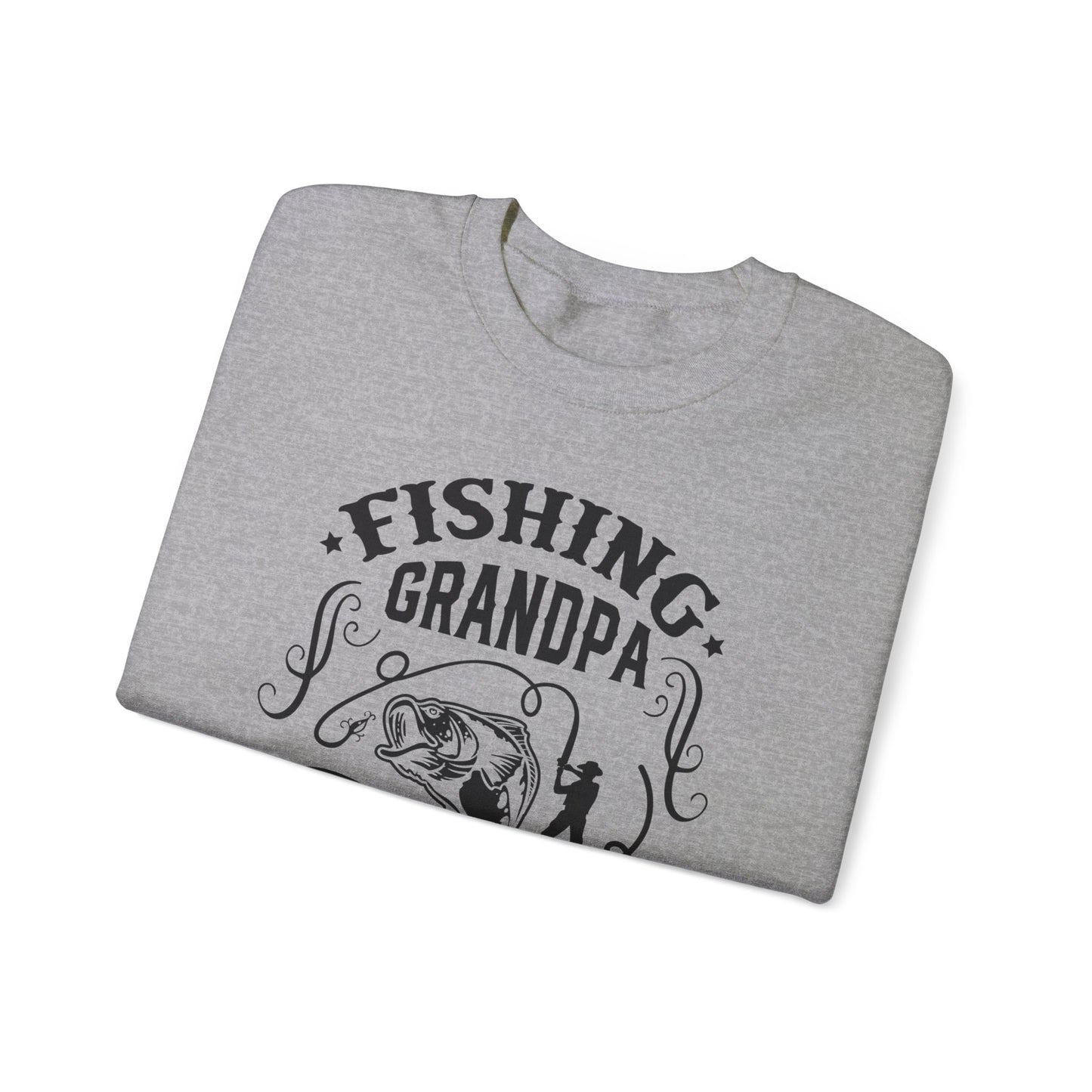 Fishing Grandpa - Unisex Heavy Blend™ Crewneck Sweatshirt