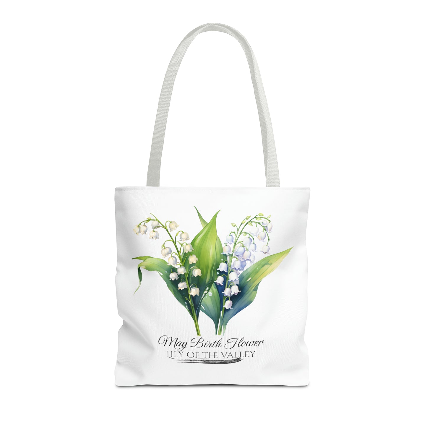 May Birth Flower: Lily of the valley - Tote Bag (AOP)