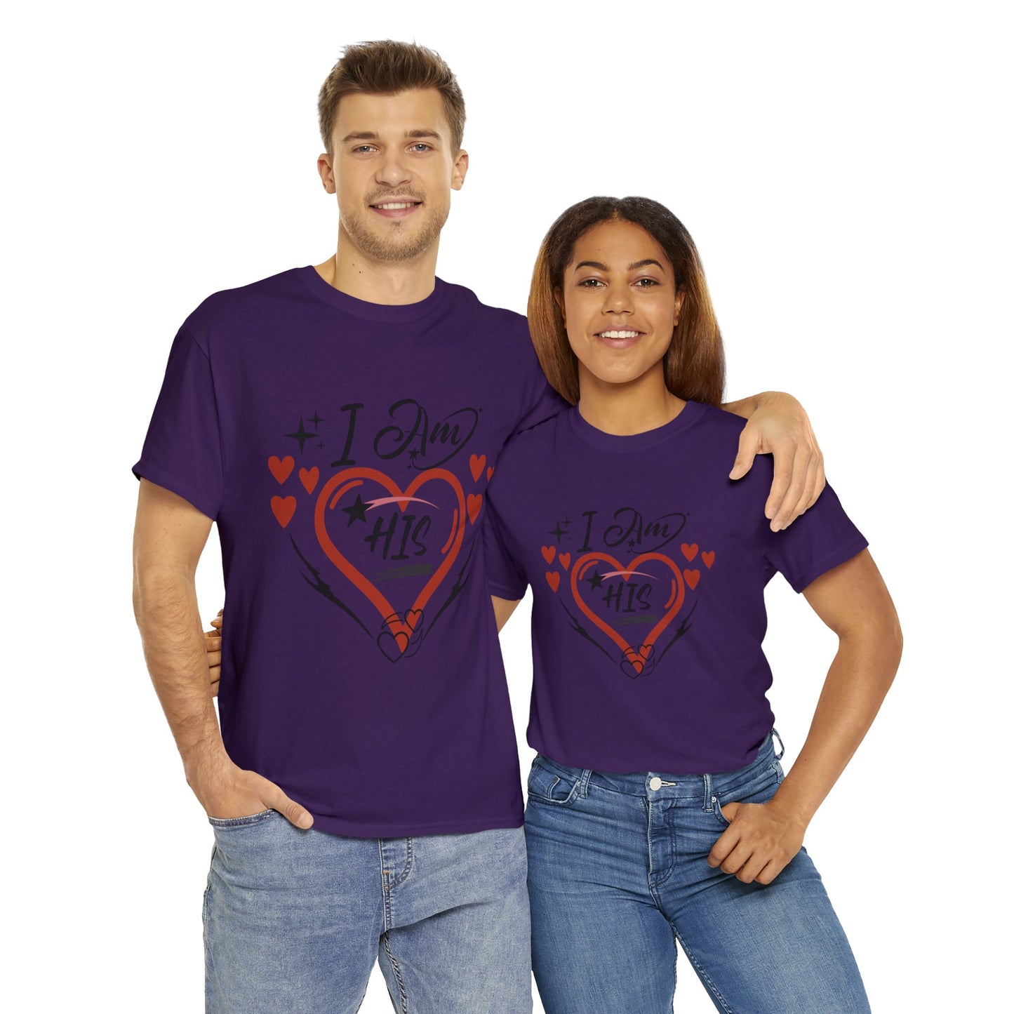 Valentine: I Am His - Unisex Heavy Cotton Tee