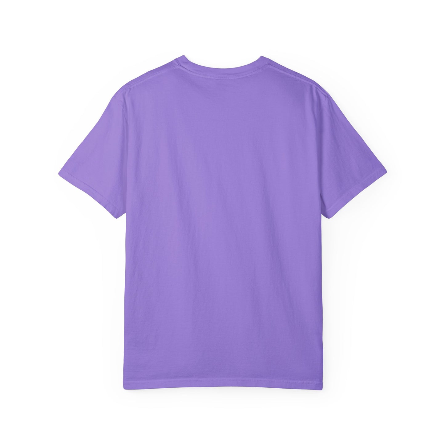 February Birth Flower "Violet" - Unisex Garment-Dyed T-shirt