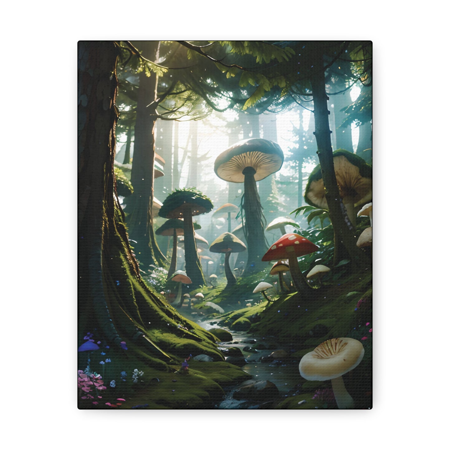Mushroom Forest: Canvas Gallery Wraps