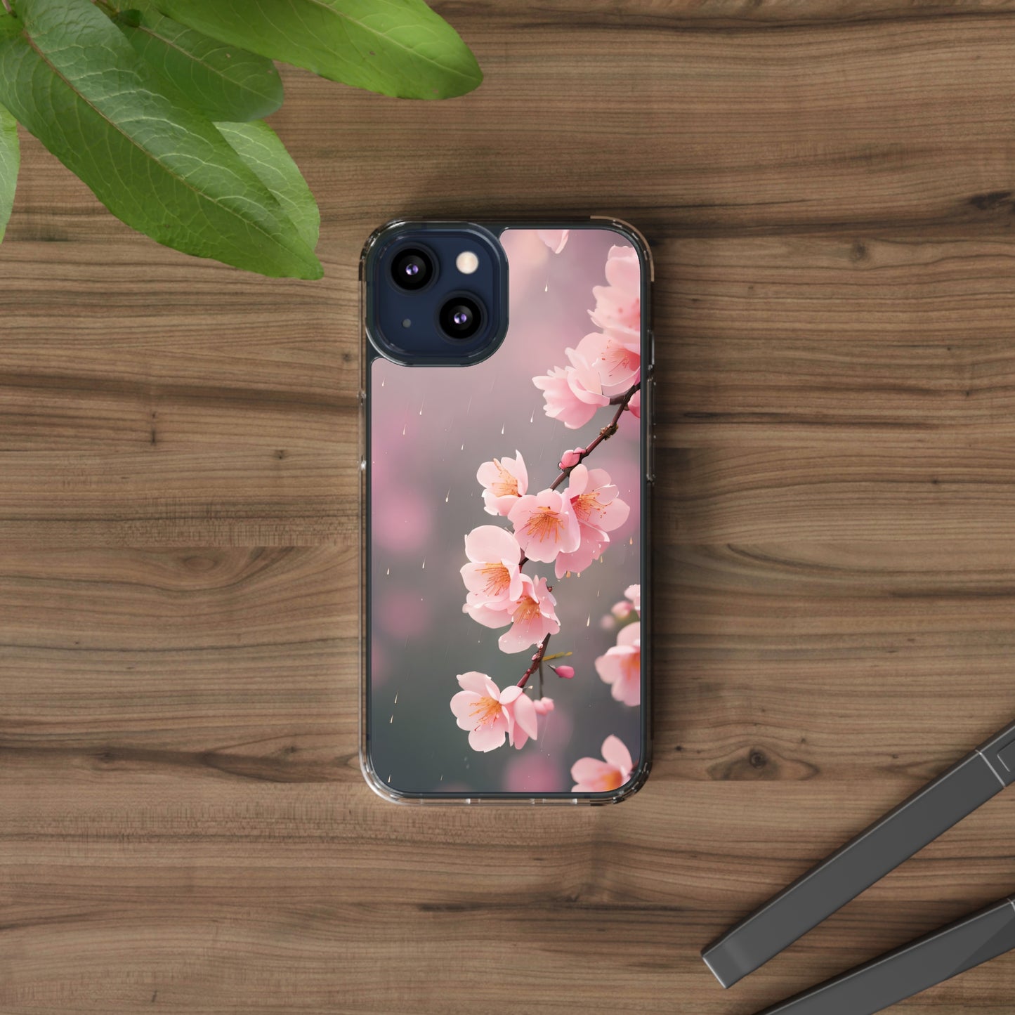 Clear Phone Cases: Blossom Flower