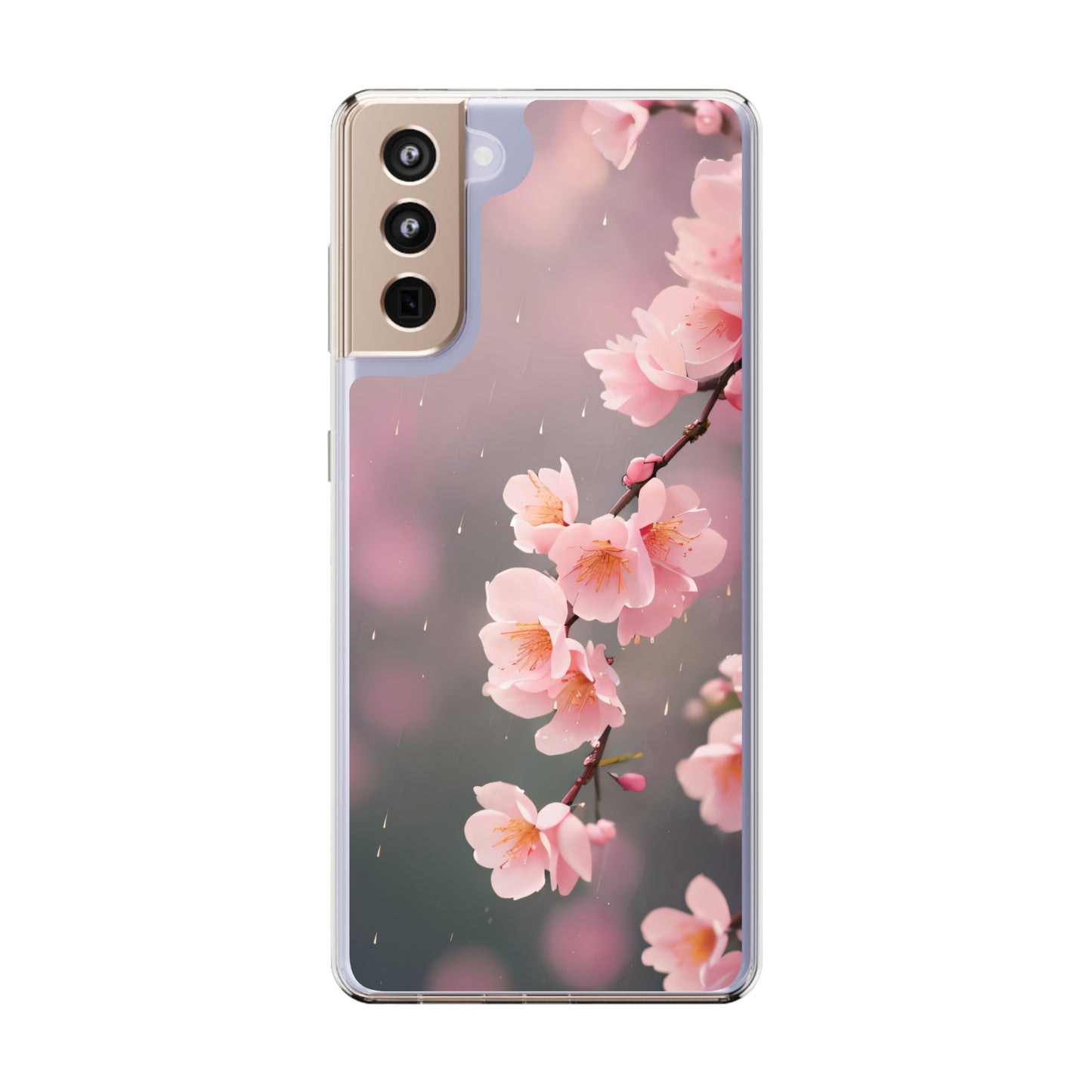 Clear Phone Cases: Blossom Flower