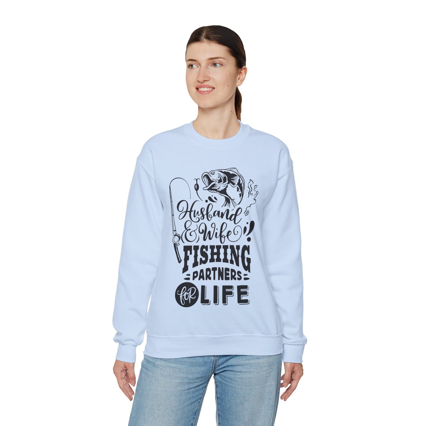 Husband and wife - Unisex Heavy Blend™ Crewneck Sweatshirt