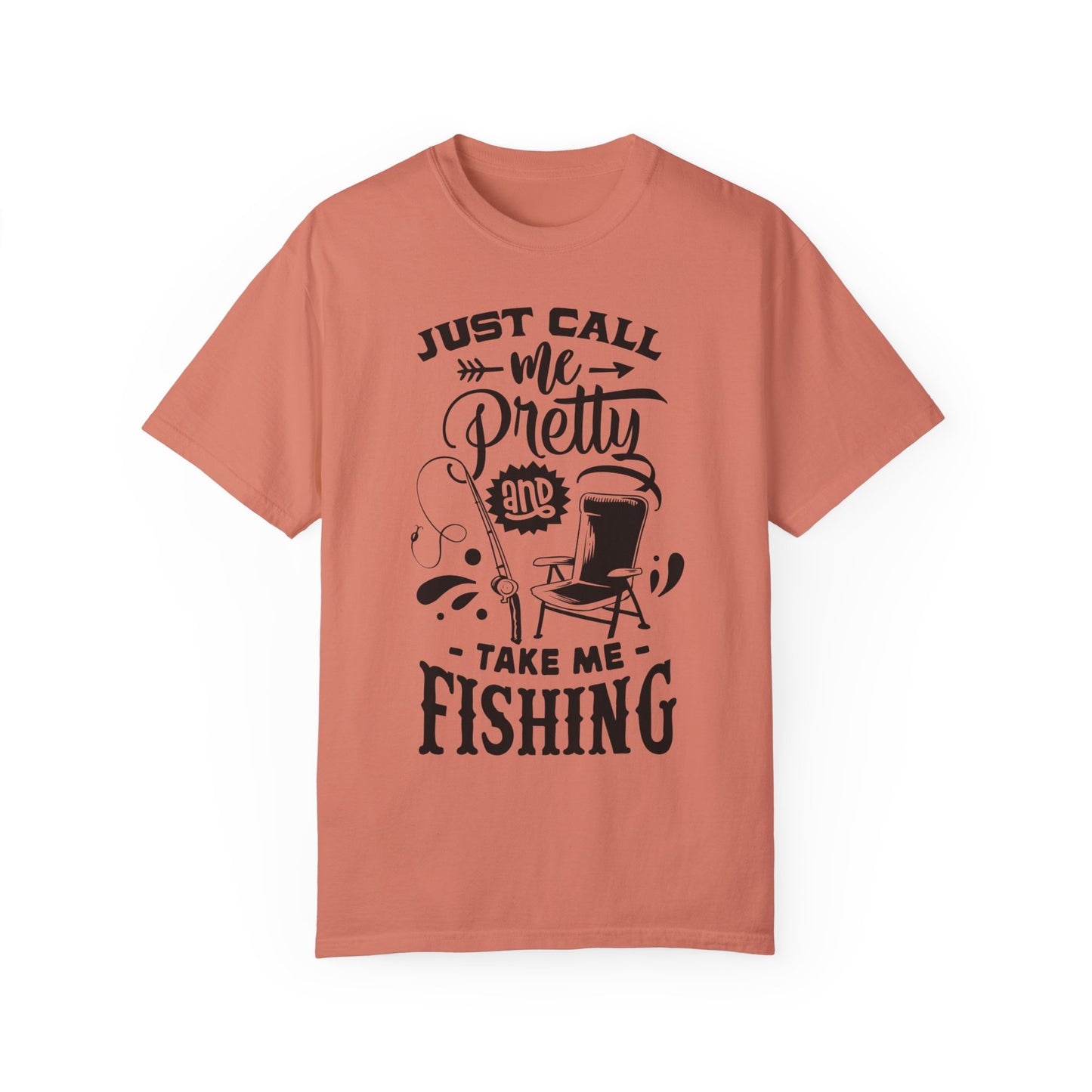 Take me fishing: Unisex Garment-Dyed T-shirt