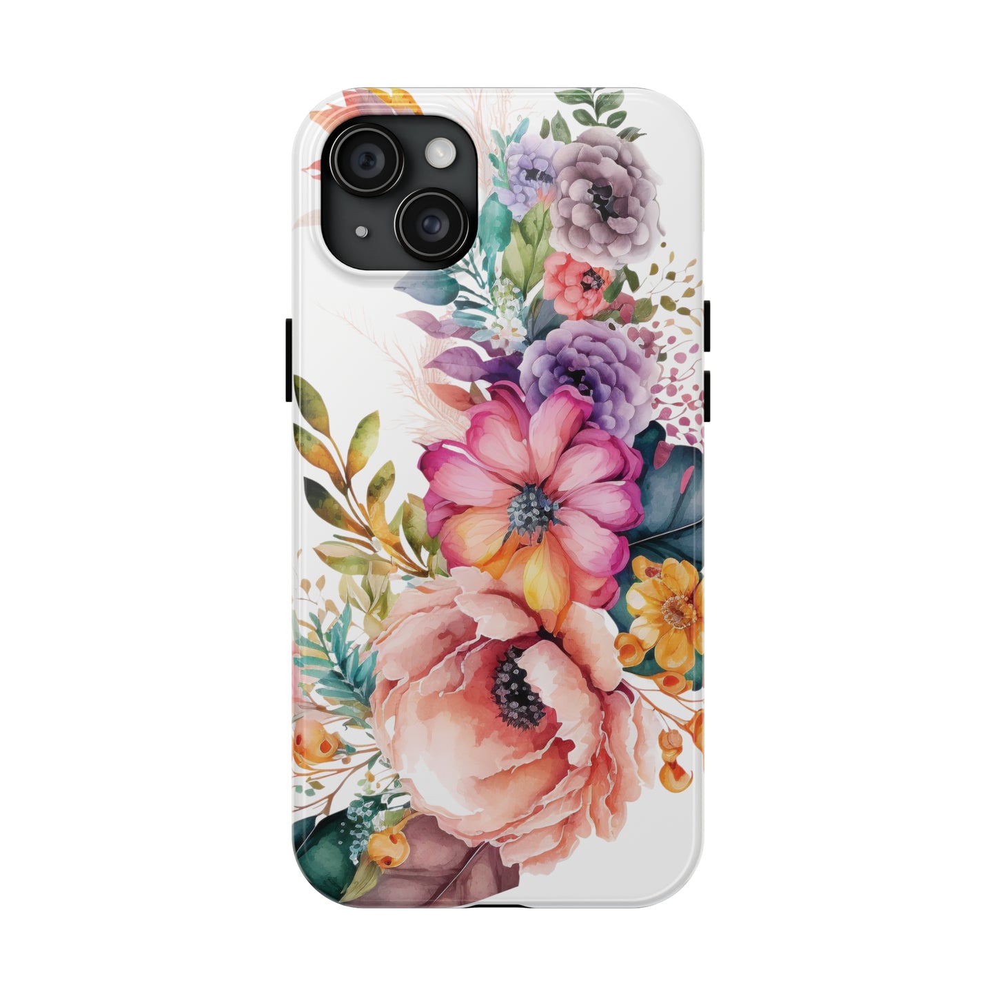 Tough Phone Cases: Watercolor Flower