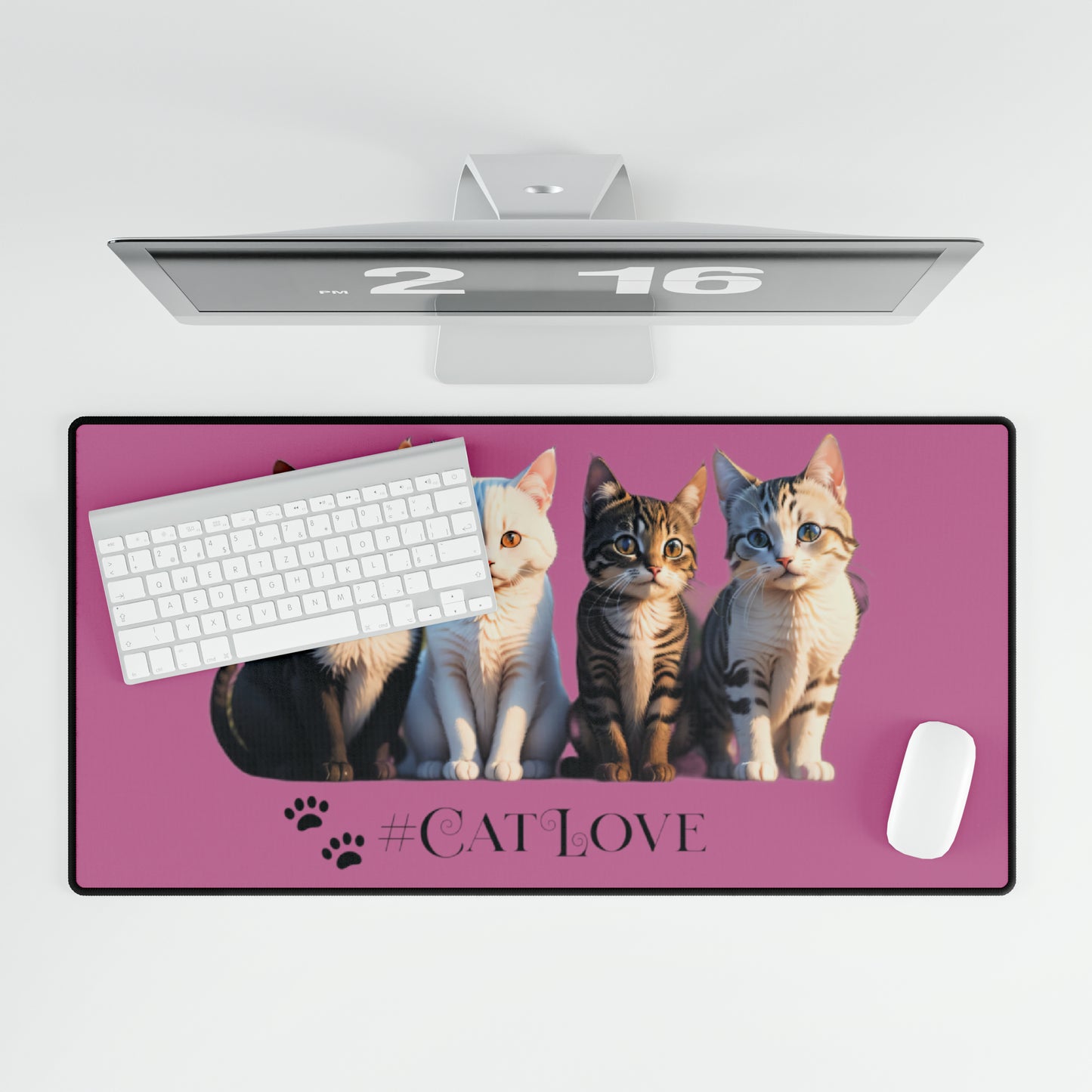 Desk Mats: #CatLove