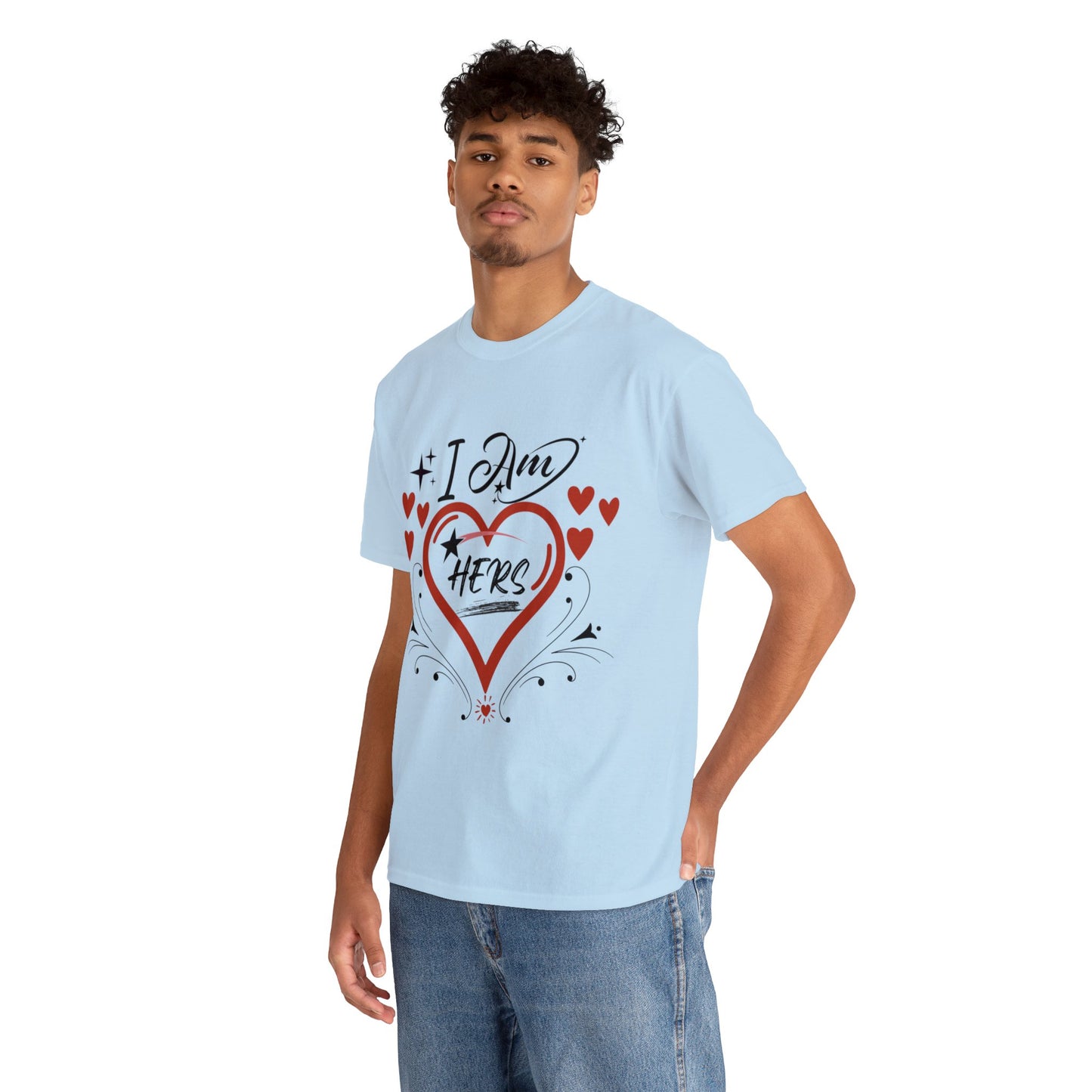 Valentine: I Am Hers1 - Unisex Heavy Cotton Tee