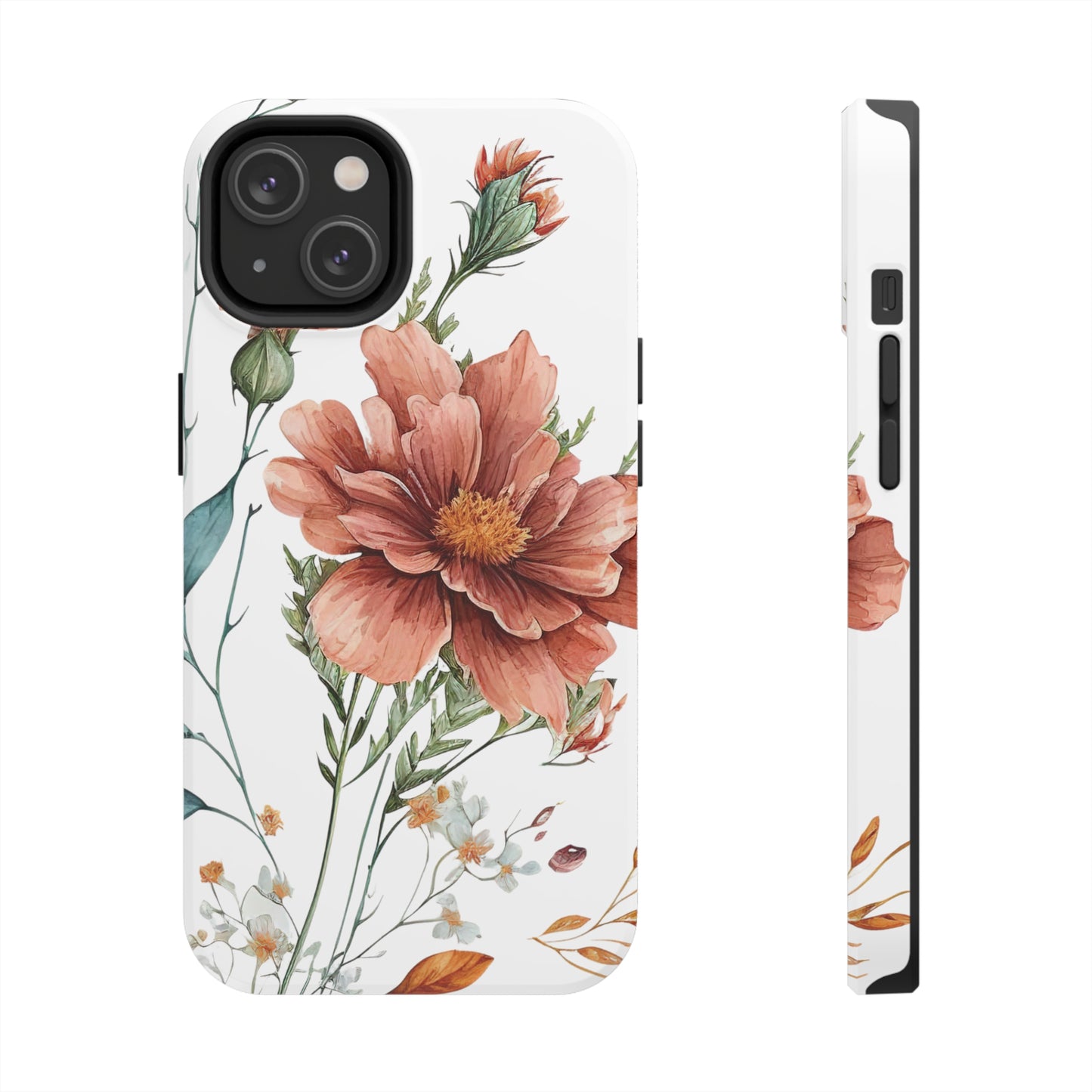 Tough Phone Cases: Watercolor Flower