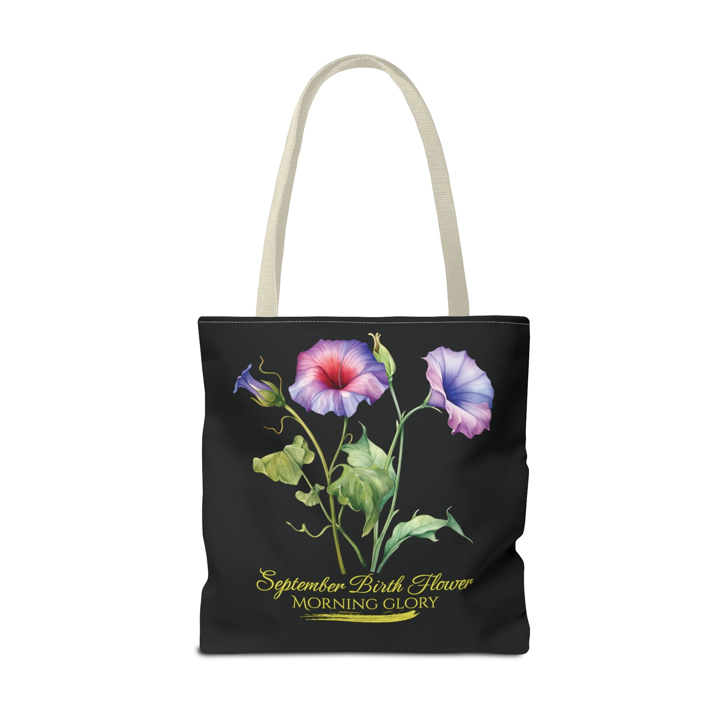 September Birth Flower: Morning Glory - Tote Bag (AOP)