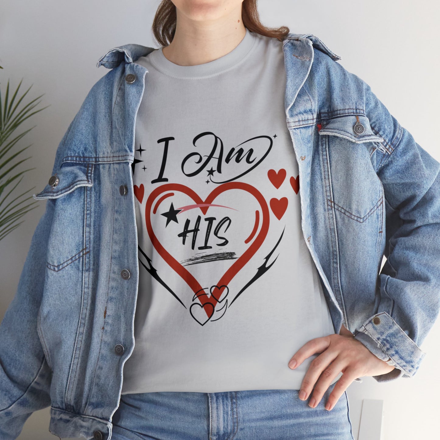 Valentine: I Am His - Unisex Heavy Cotton Tee