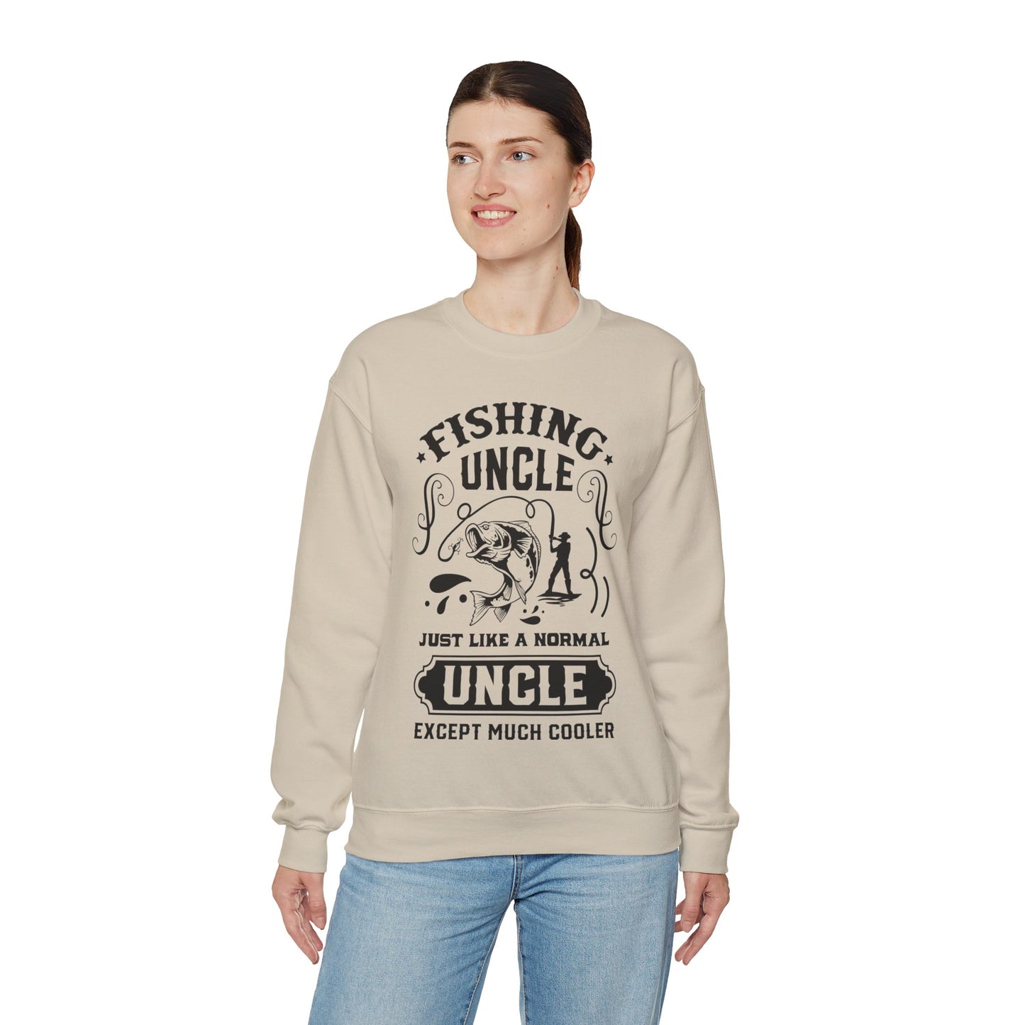 Fishing Uncle - Unisex Heavy Blend™ Crewneck Sweatshirt