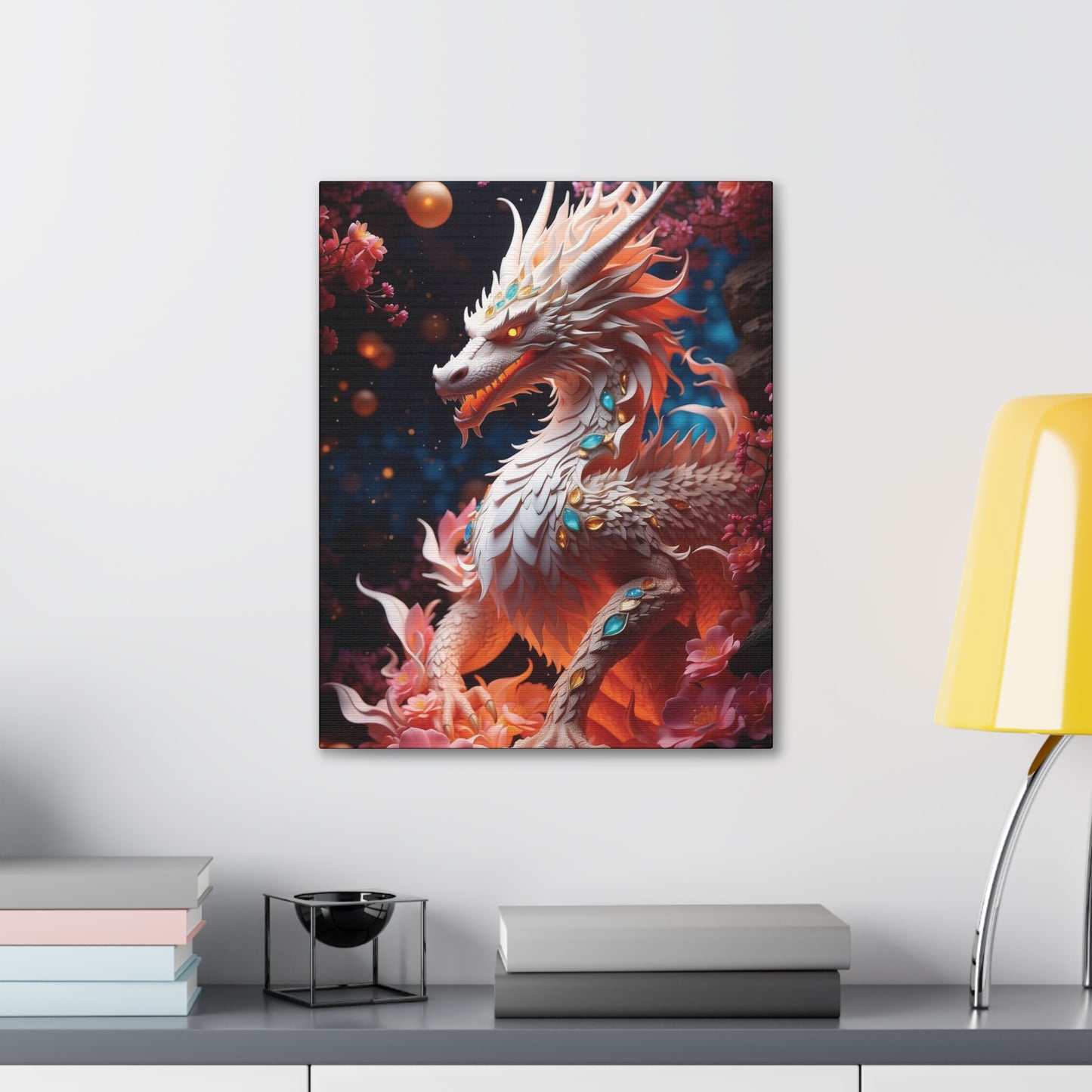 The Protector Dragon: Canvas Gallery Wraps