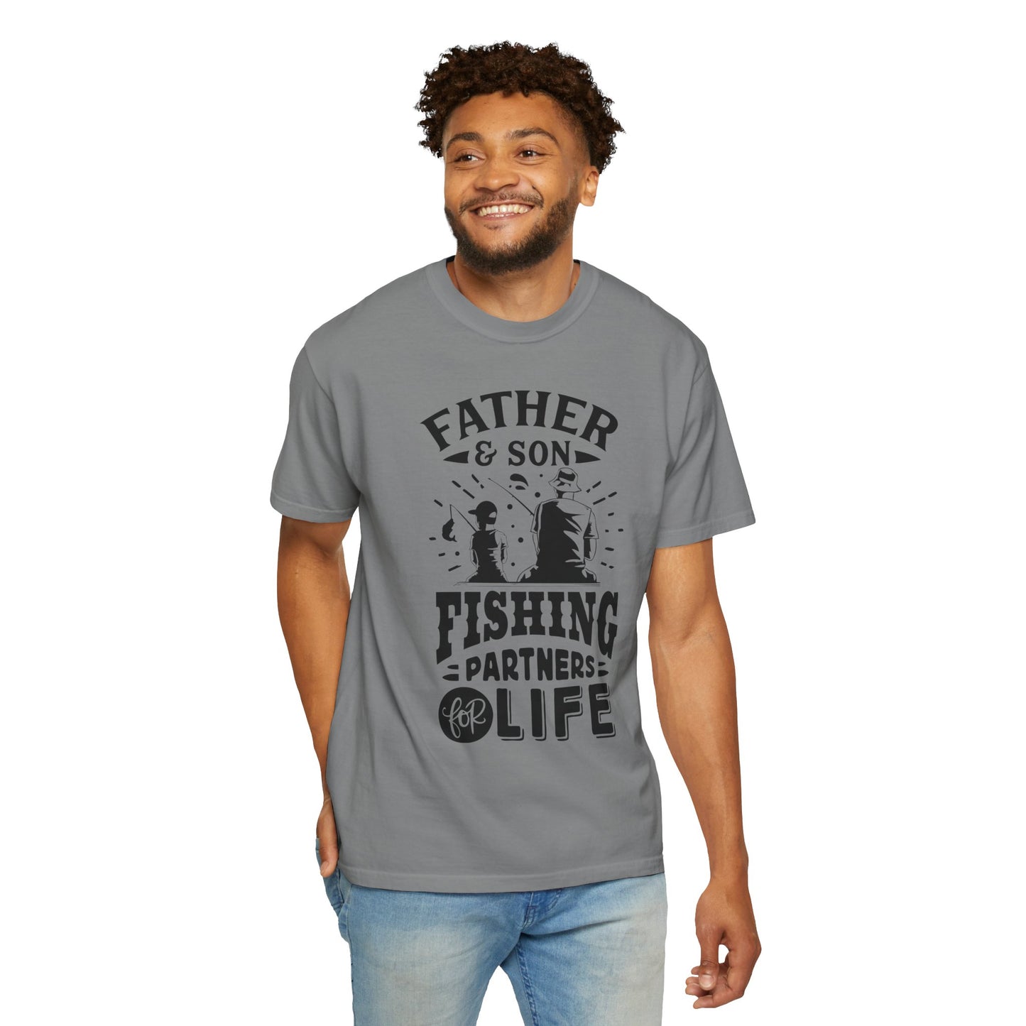 Father and Son forever: Unisex Garment-Dyed T-shirt