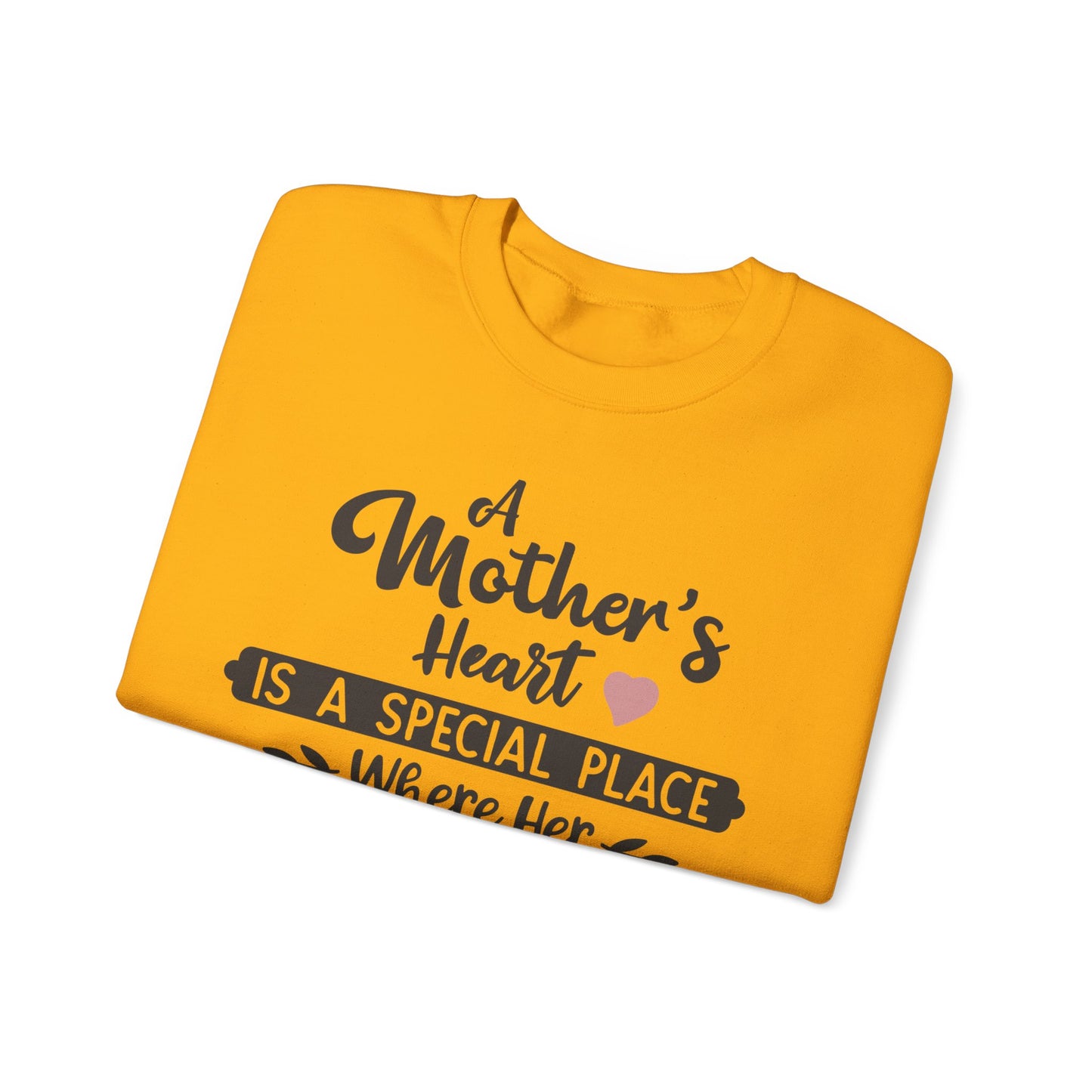 Mother's Heart is a special place - Unisex Heavy Blend™ Crewneck Sweatshirt