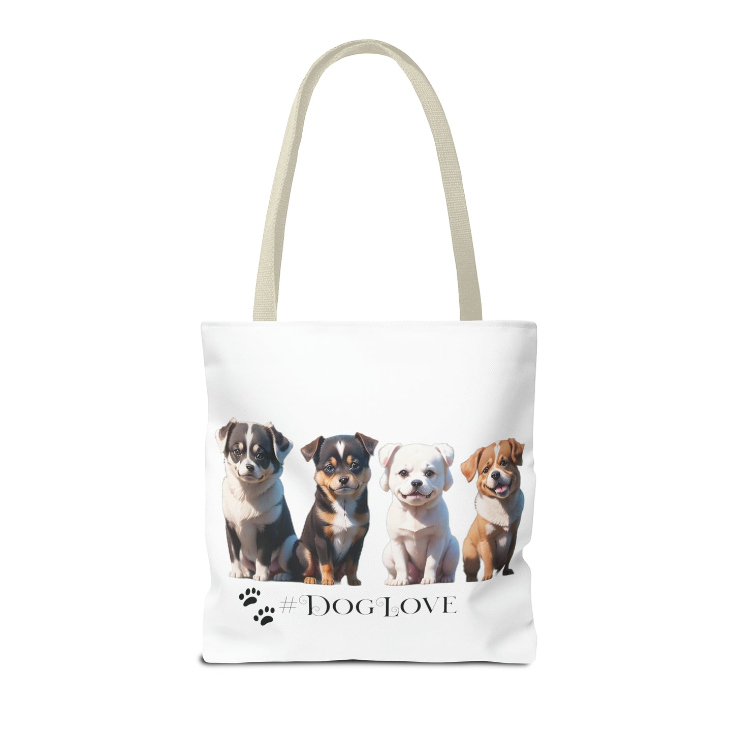 Tote Bag (AOP): #DogLove