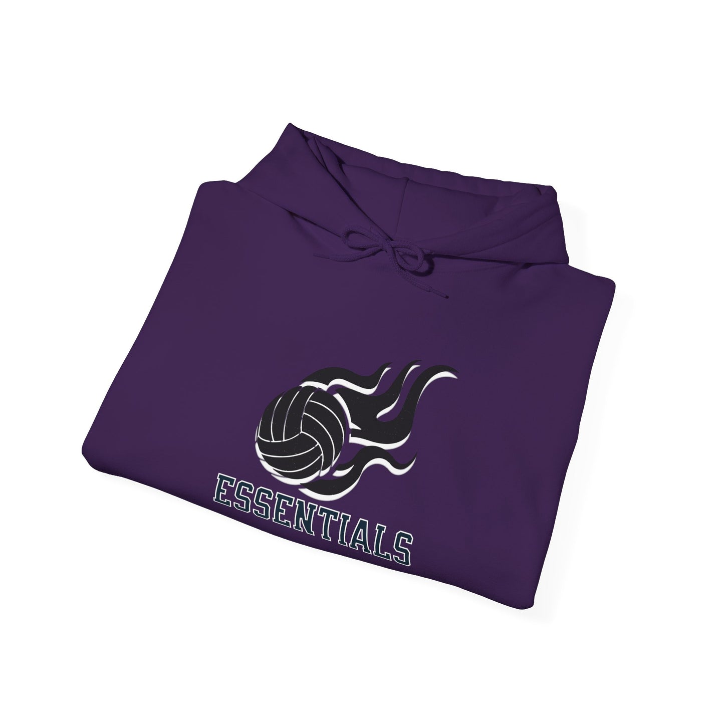 Essential Volleyball Hoodie - Unisex Heavy Blend Sweatshirt for Sports Lovers, Casual Wear, Gifts for Ball Players, Team Spirit
