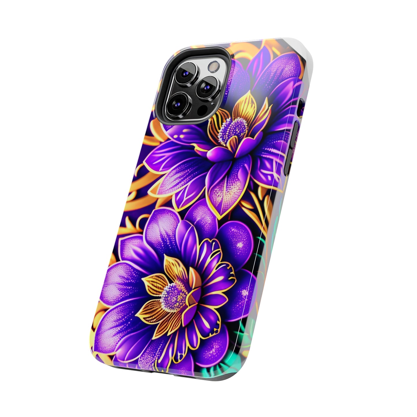 Tough Phone Cases: Fantasy Blossom Flowers