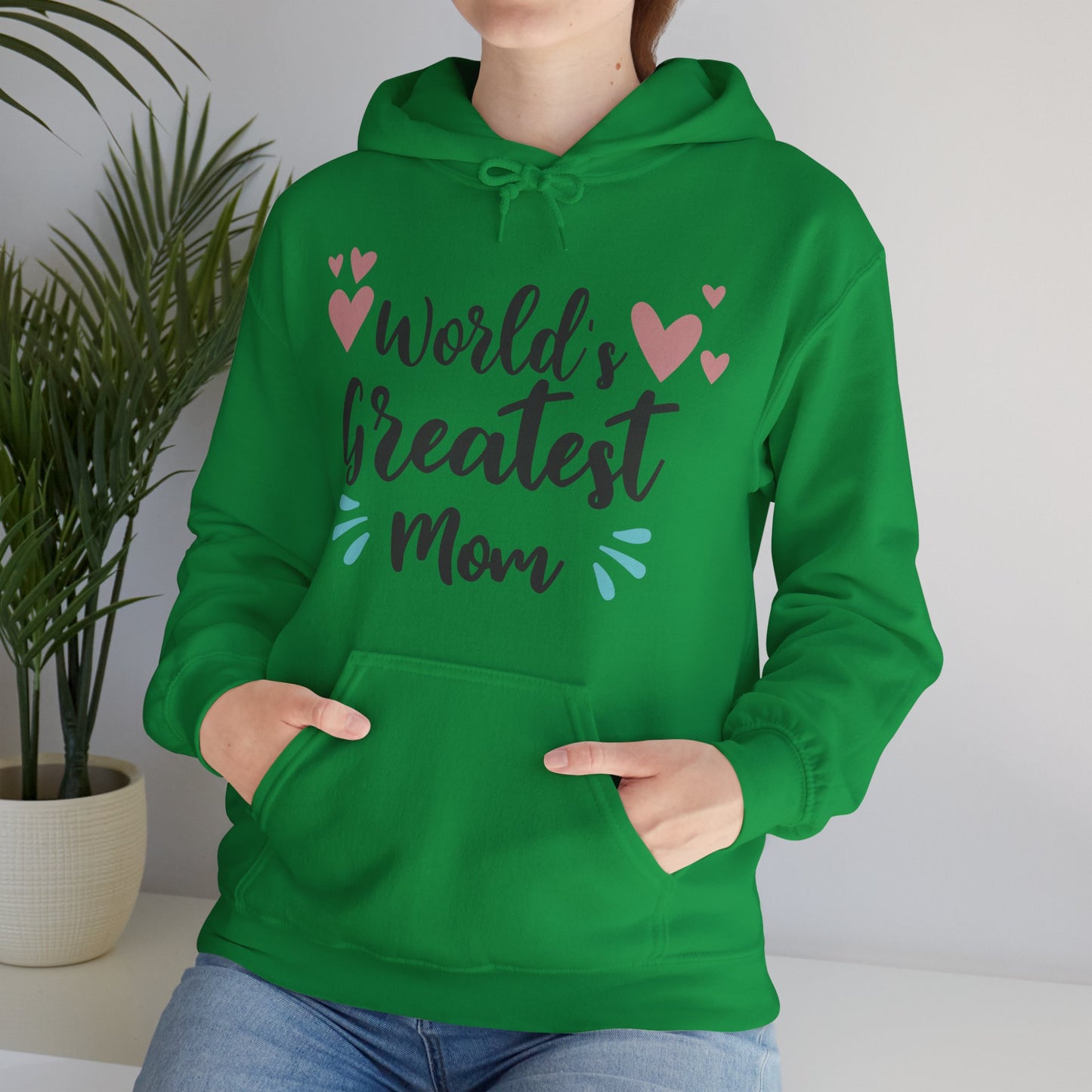 Worl Greatest Mom - Unisex Heavy Blend™ Hooded Sweatshirt