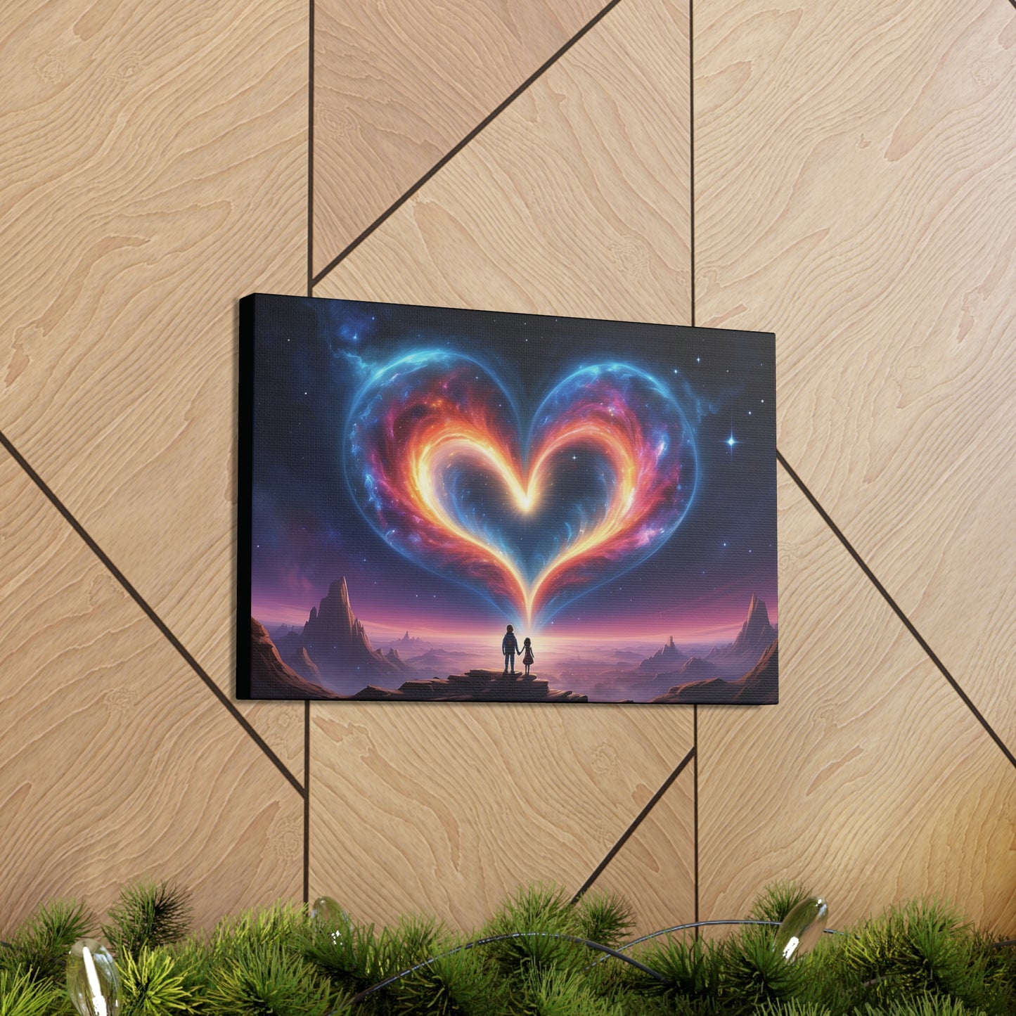 Father & Daughter Forever Love: Canvas Gallery Wraps