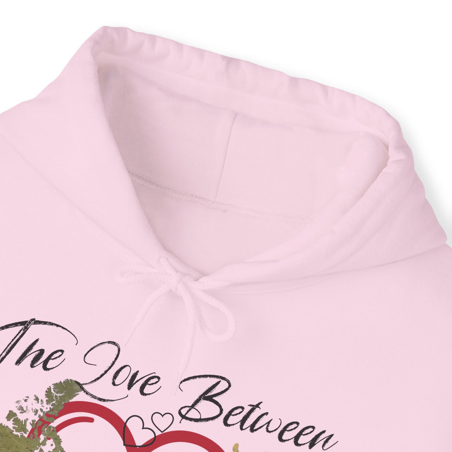 The love between sisters knows no distance - Unisex Heavy Blend™ Hooded Sweatshirt