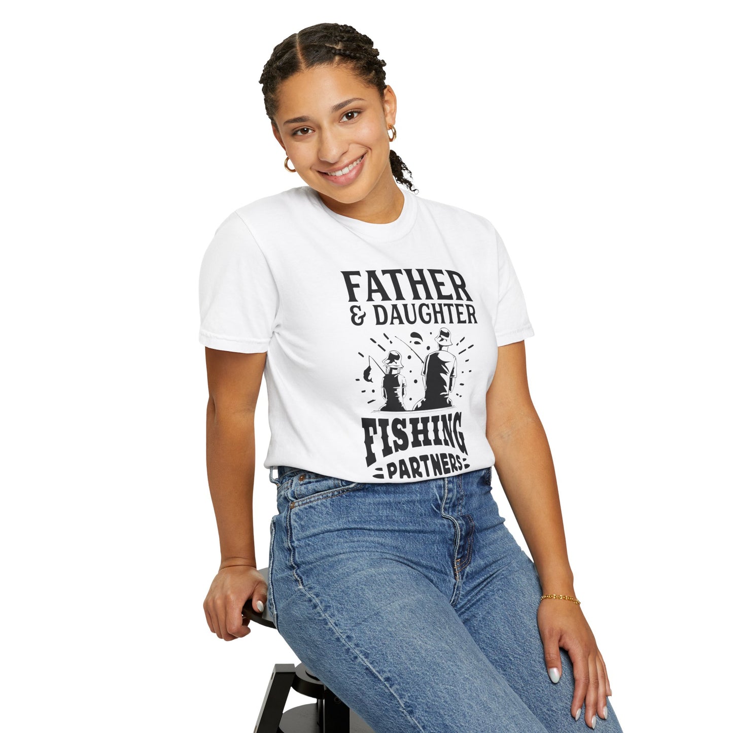 Father and daughter forever: Unisex Garment-Dyed T-shirt