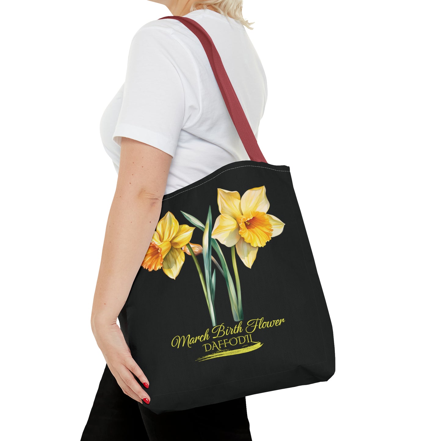 March Birth Flower: Daffodil - Tote Bag (AOP)