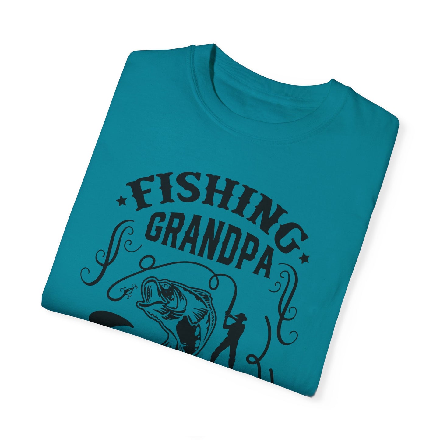 Fishing Grandpa is cool: Unisex Garment-Dyed T-shirt