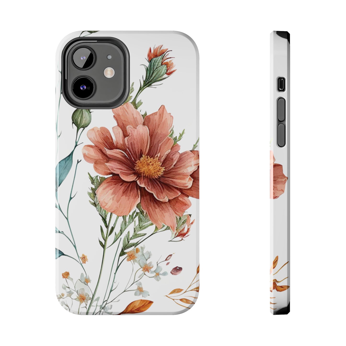 Tough Phone Cases: Watercolor Flower