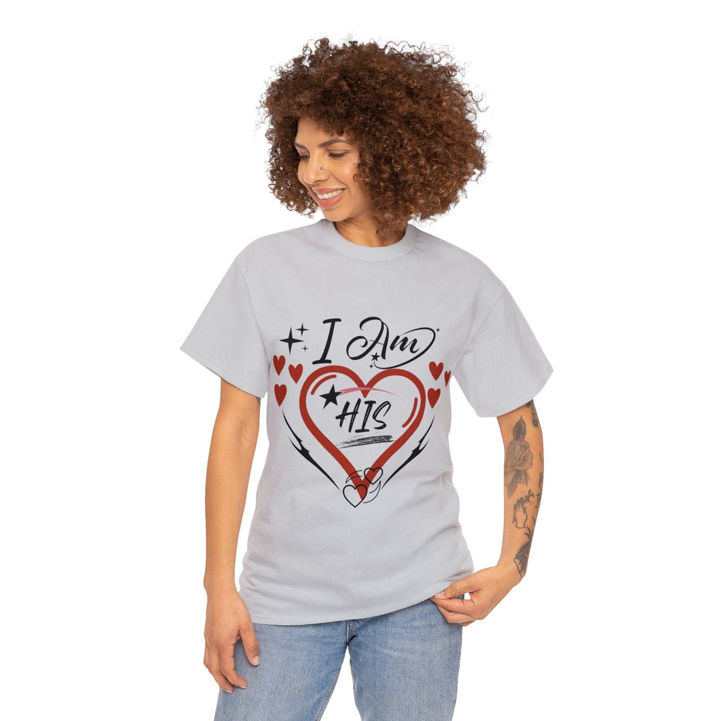 Valentine: I Am His - Unisex Heavy Cotton Tee