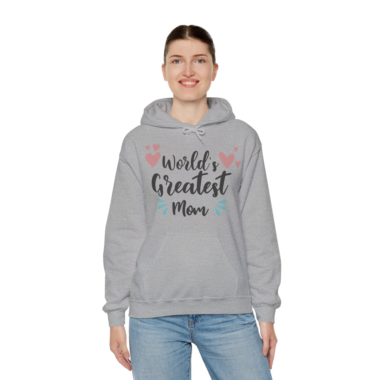 Worl Greatest Mom - Unisex Heavy Blend™ Hooded Sweatshirt