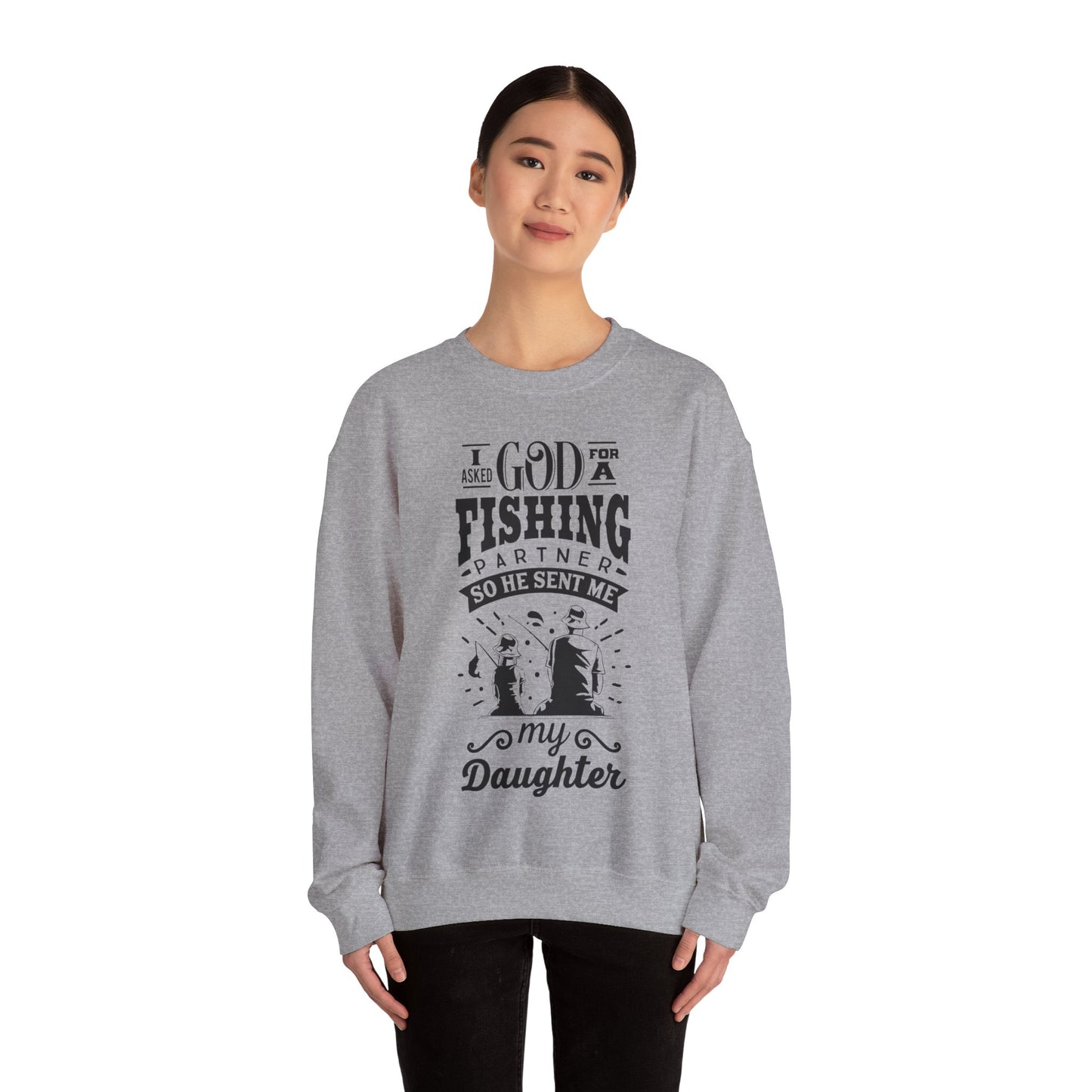 Father and daughter - Unisex Heavy Blend™ Crewneck Sweatshirt