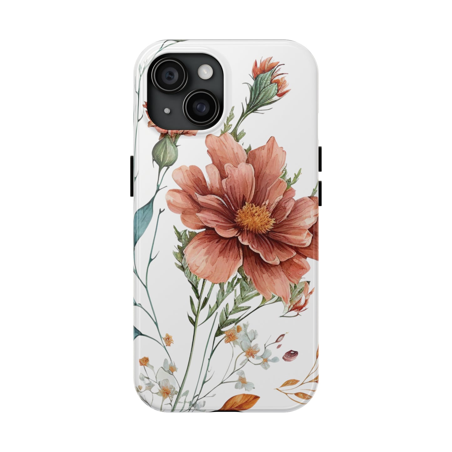 Tough Phone Cases: Watercolor Flower