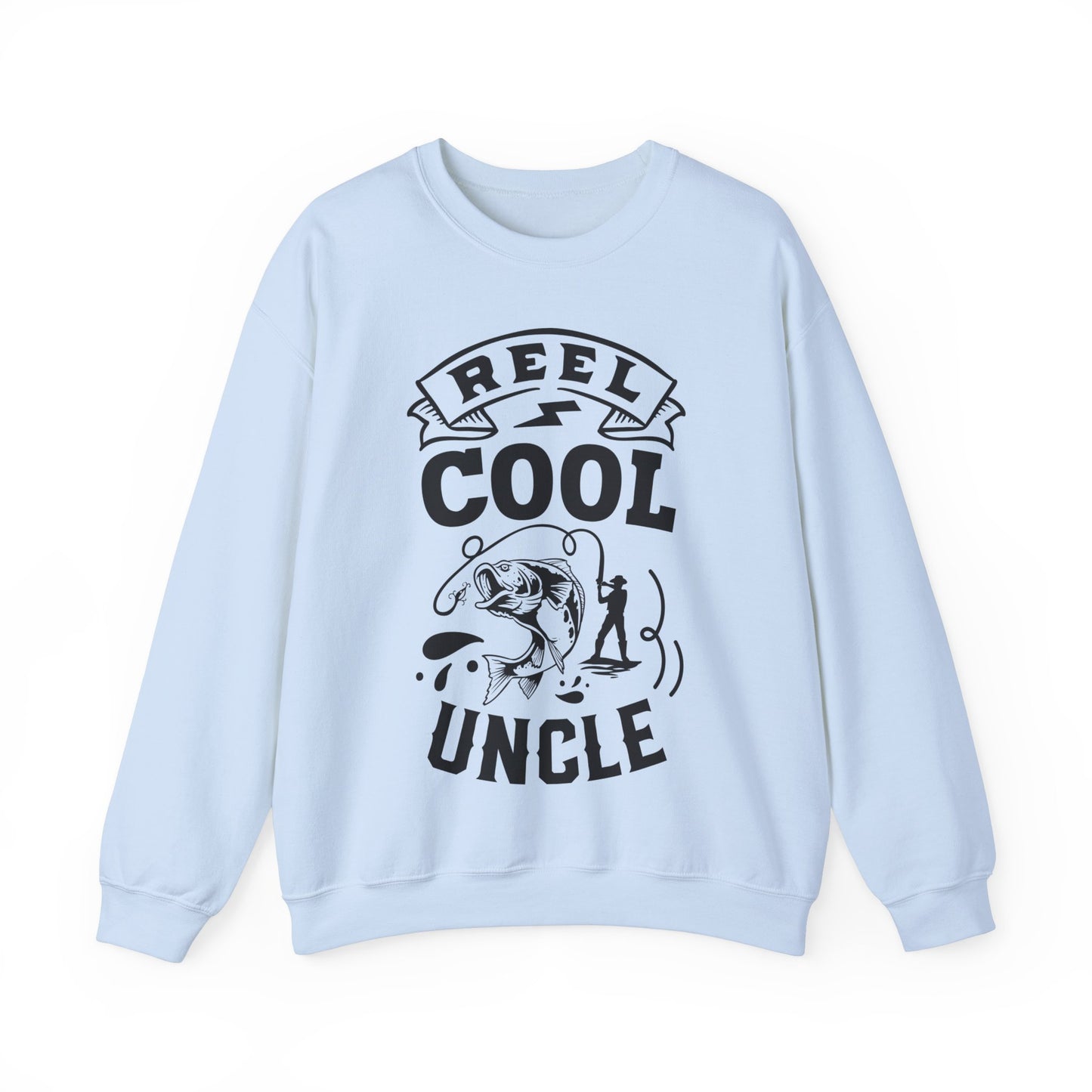 Reel cool uncle - Unisex Heavy Blend™ Crewneck Sweatshirt