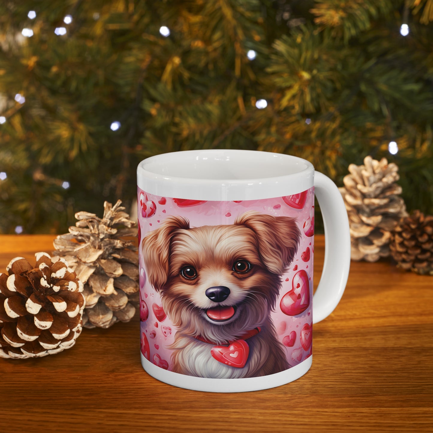 Valentine's Dog: Ceramic Mug 11oz